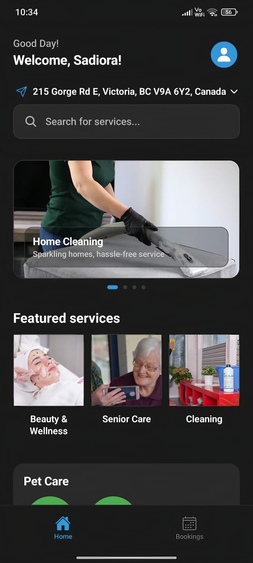 Service Hub Mobile App